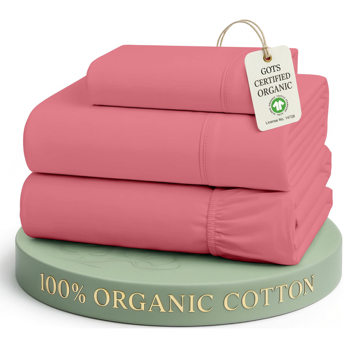 Organic Cotton Cooling Deep Pocket Sheet Set