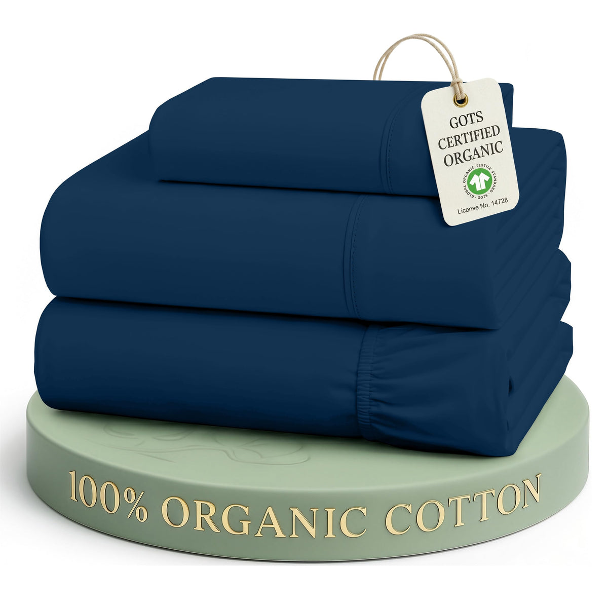 Organic Cotton Cooling Deep Pocket Sheet Set