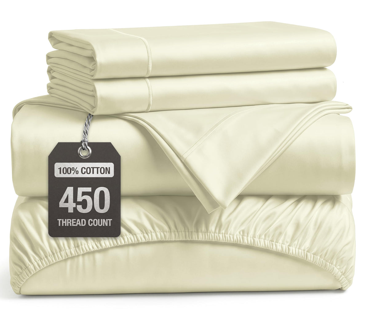 100% Cotton Sateen 500TC Sheet Set - Moonstruck