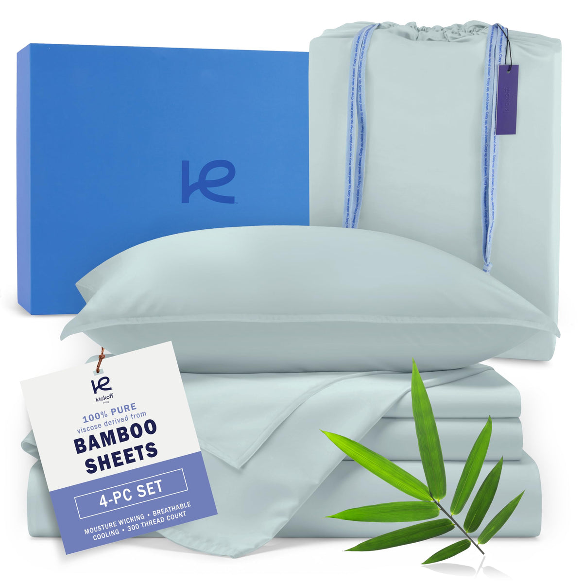 Organic Bamboo Viscose Cooling Sheet Set