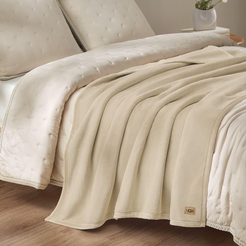 UGG Coco Plush Throw Blanket, 50" x 70"