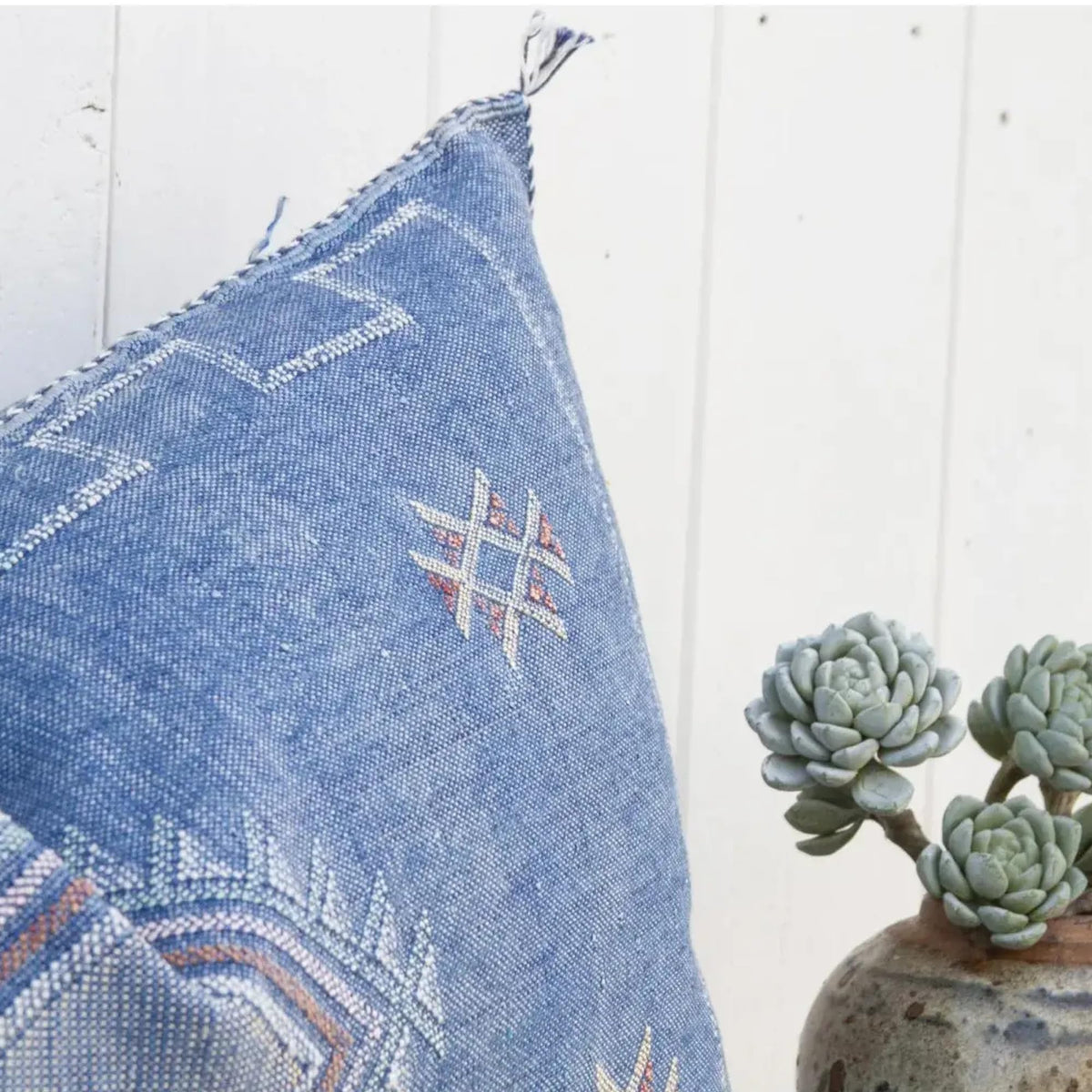 Moroccan Cactus Silk Lumbar Pillow