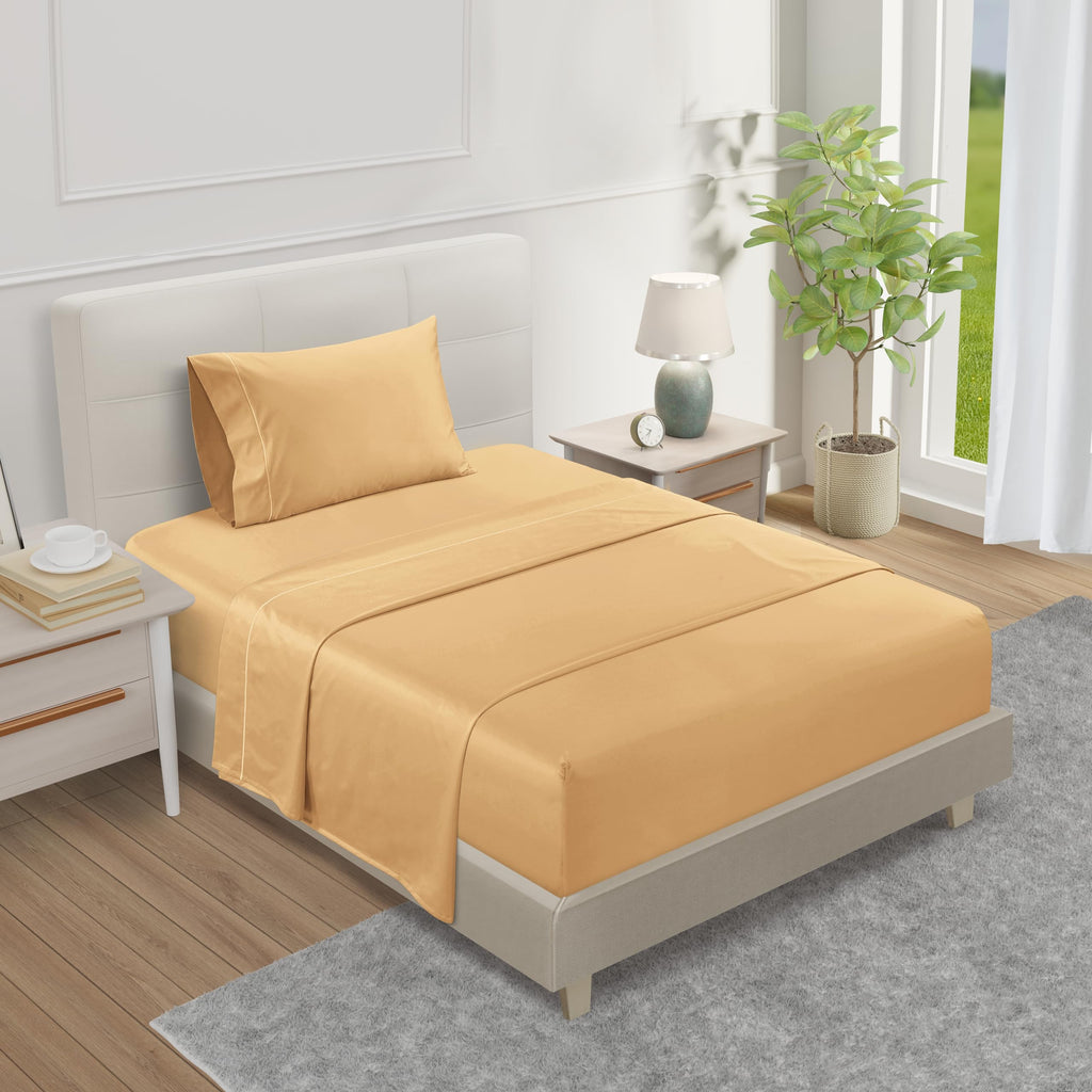 Egyptian Cotton Sateen Deep Pocket Sheet Set