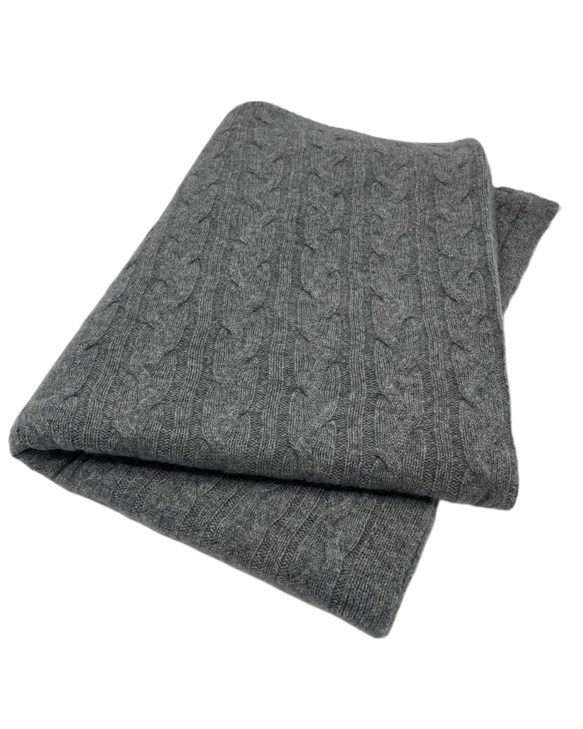 Alashan 100% Cashmere Cozy Cable Knit Throw