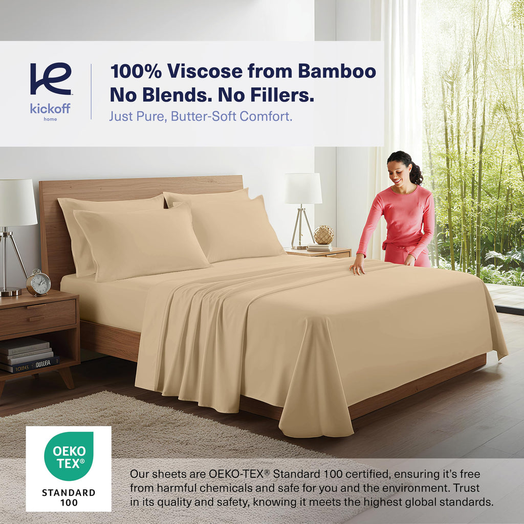 Organic Bamboo Viscose Cooling Sheet Set