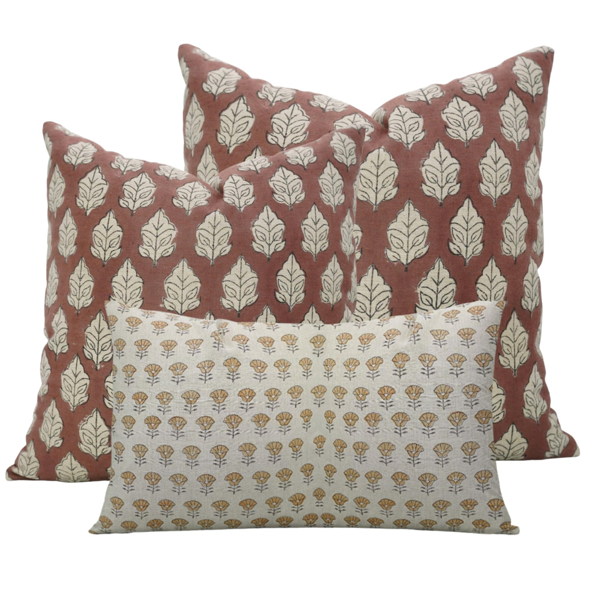 Floral Print Decorative Cushion Covers 3-Pack