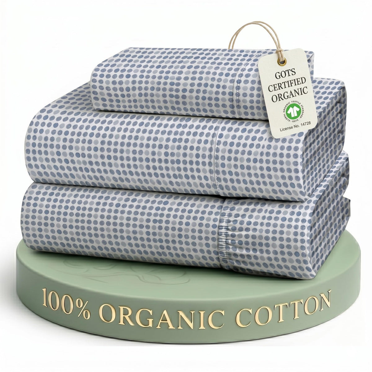 Organic Cotton Cooling Deep Pocket Sheet Set