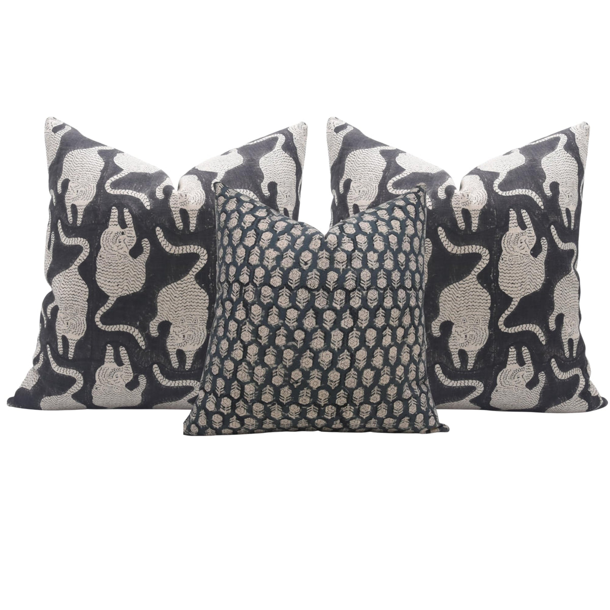 Floral Print Decorative Cushion Covers 3-Pack