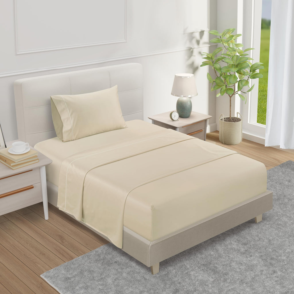 Egyptian Cotton Sateen Deep Pocket Sheet Set