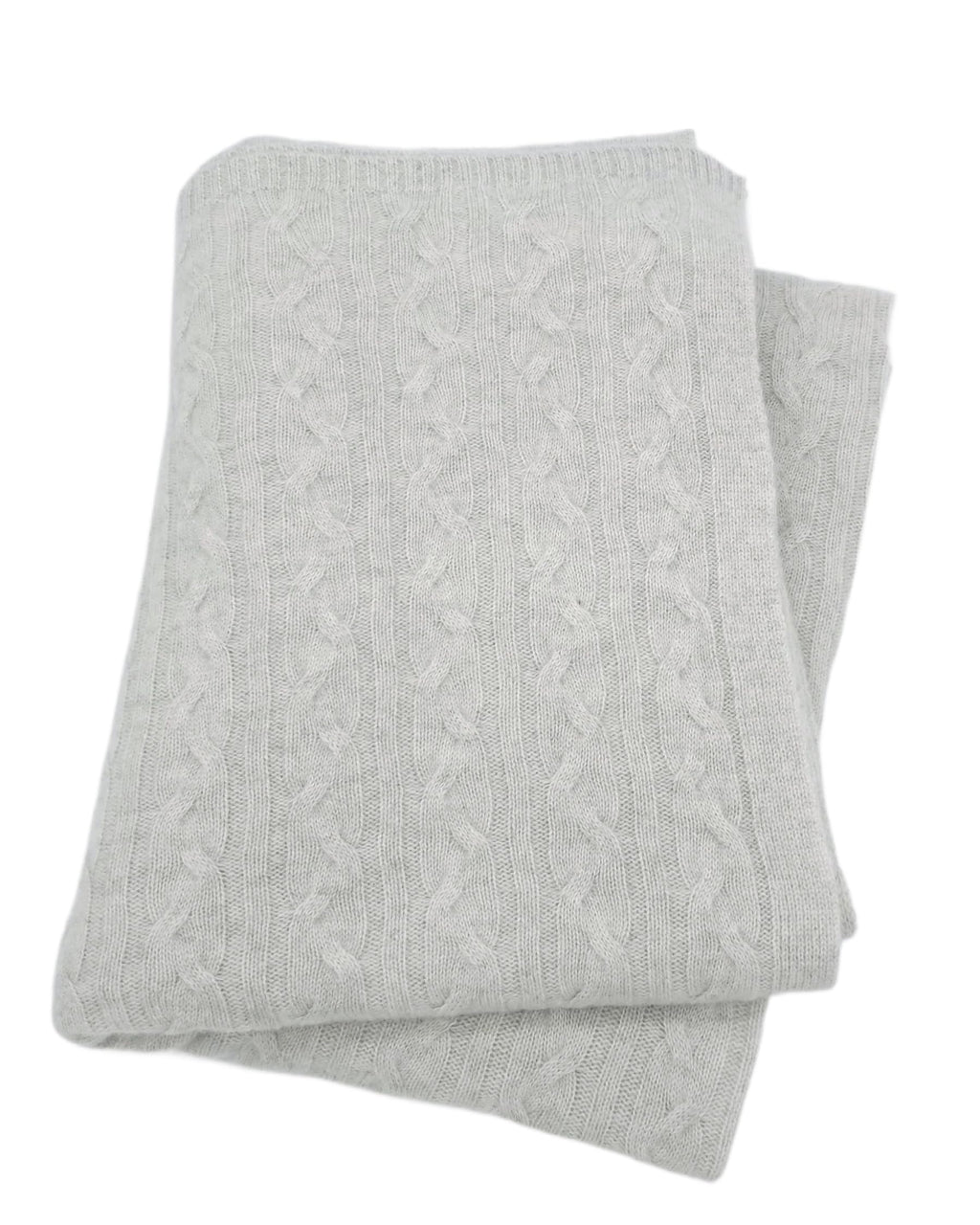 Alashan 100% Cashmere Cozy Cable Knit Throw