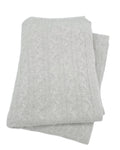 Alashan 100% Cashmere Cozy Cable Knit Throw