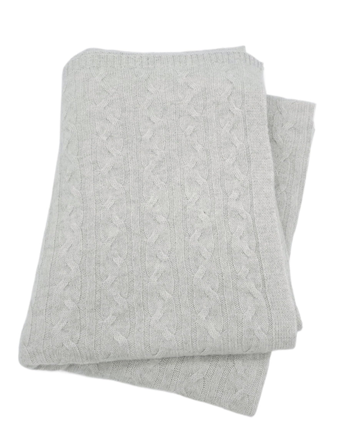 Alashan 100% Cashmere Cozy Cable Knit Throw