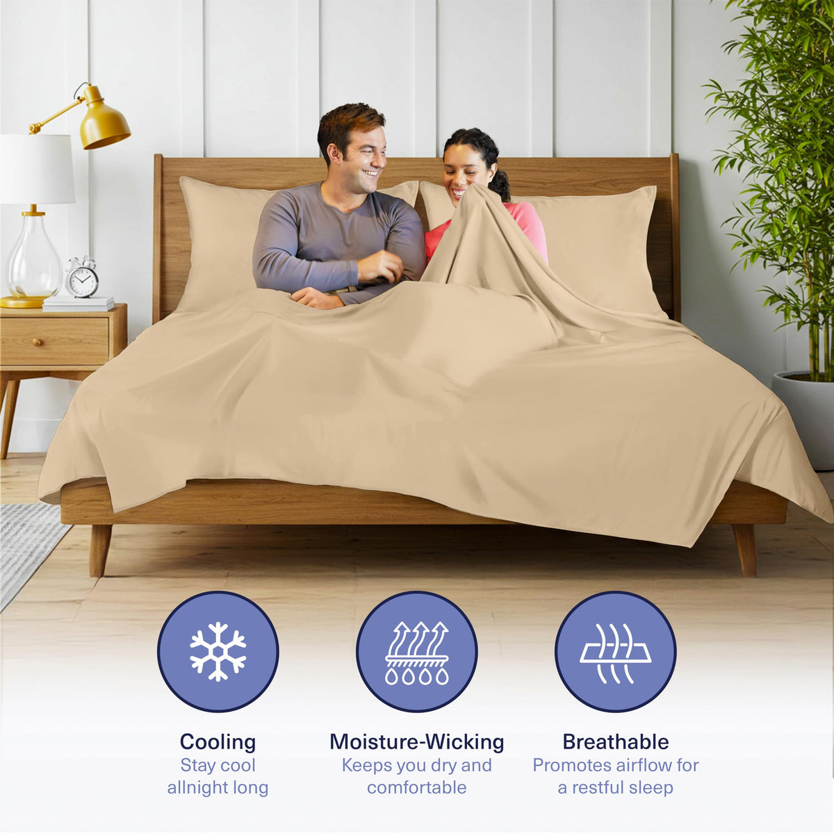 Organic Bamboo Viscose Cooling Sheet Set