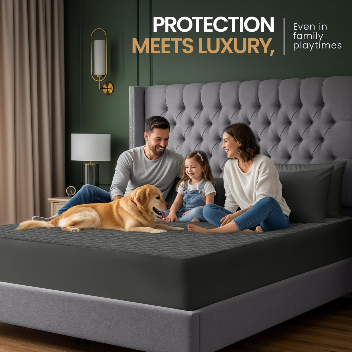 Waterproof Bamboo Viscose Mattress Protector