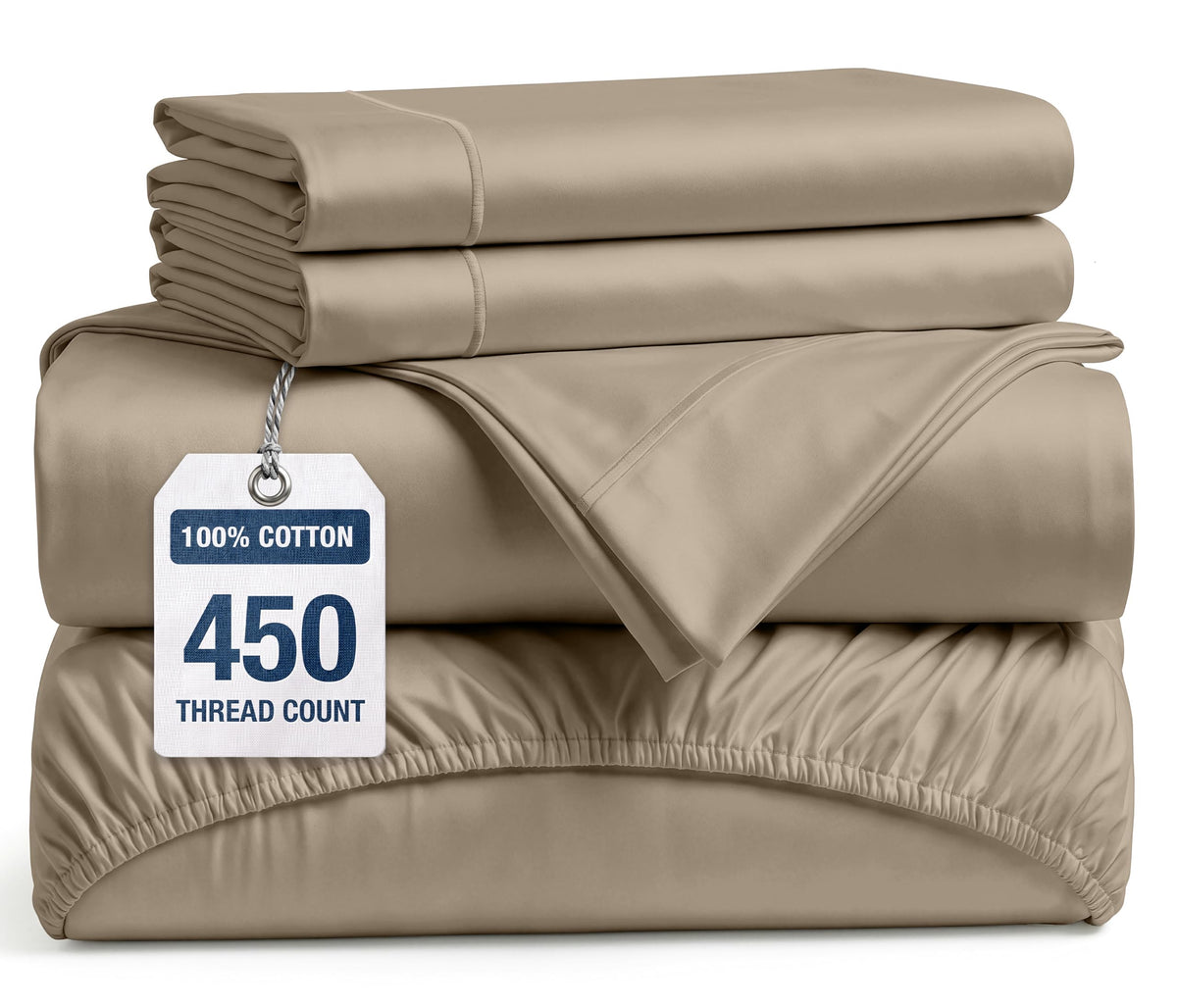 100% Cotton Sateen 500TC Sheet Set - Moonstruck