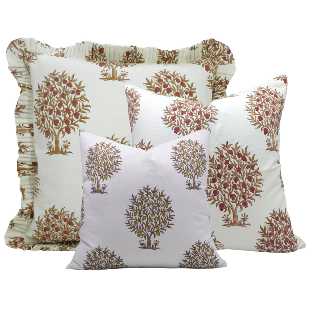 Floral Print Decorative Cushion Covers 3-Pack