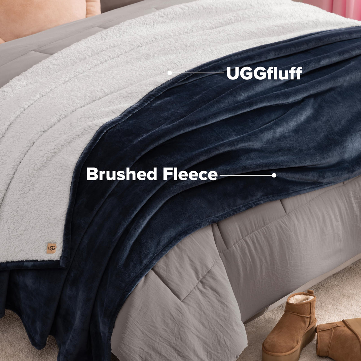 UGG Fluffy Bed Blanket