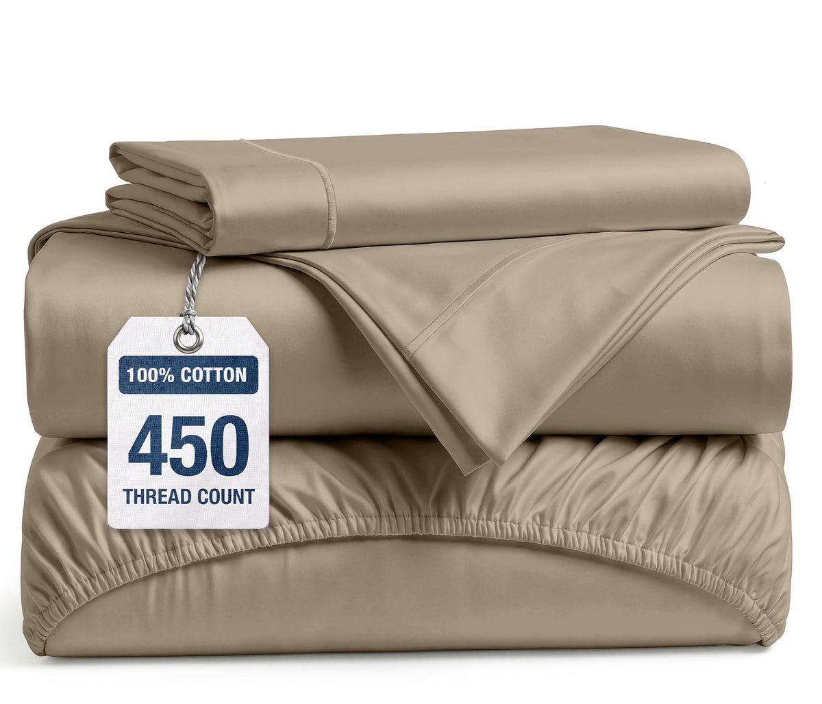 100% Cotton Sateen 500TC Sheet Set - Moonstruck