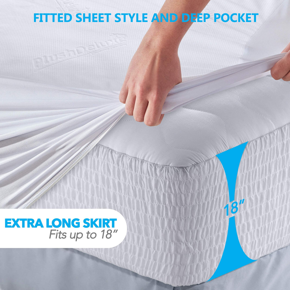 Waterproof Bamboo Mattress Protector