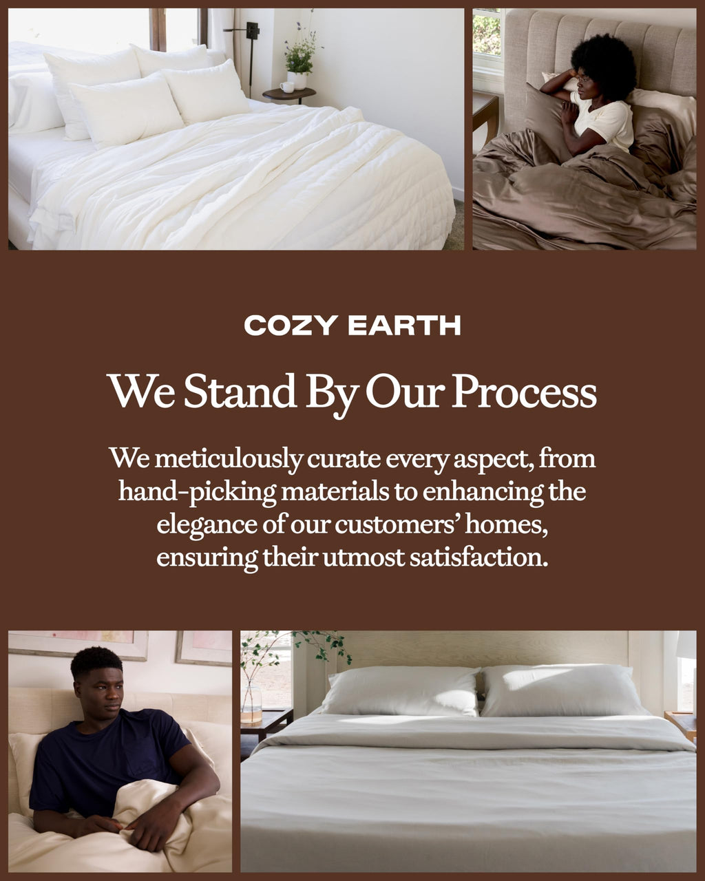 Cozy Earth Luxury Duvet Cover, 100% Viscose from Bamboo