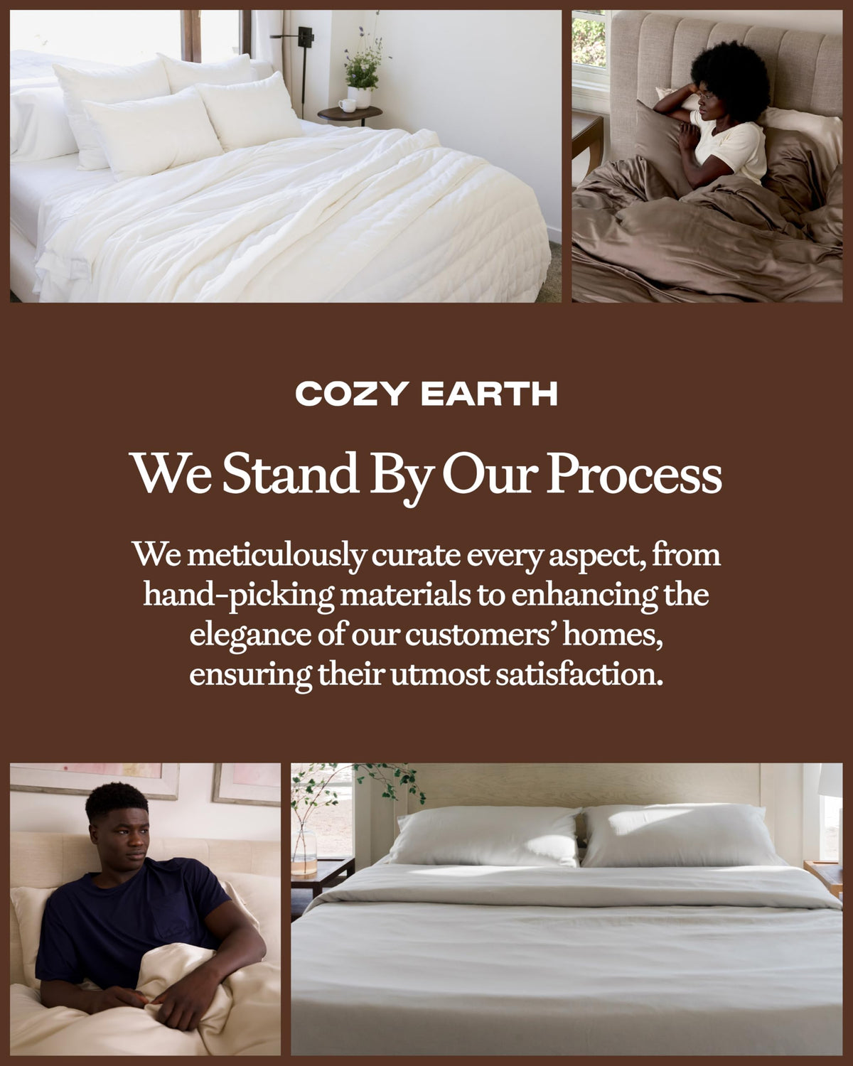Cozy Earth Luxury Duvet Cover, 100% Viscose from Bamboo