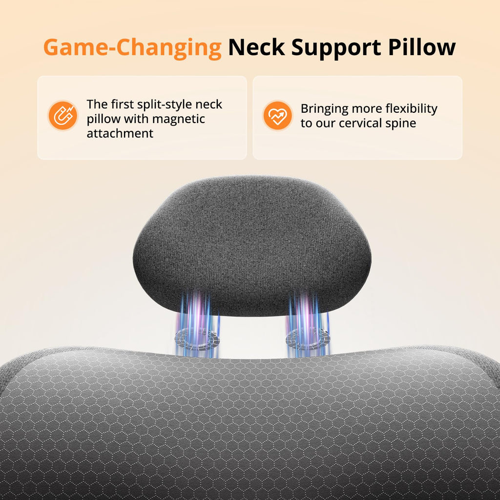 Yunari 3-in-1 Cordless Cervical Neck Support Pillow with Gentle Heat