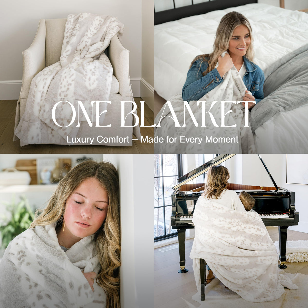 Ultra-Soft Faux Fur Throw Blanket