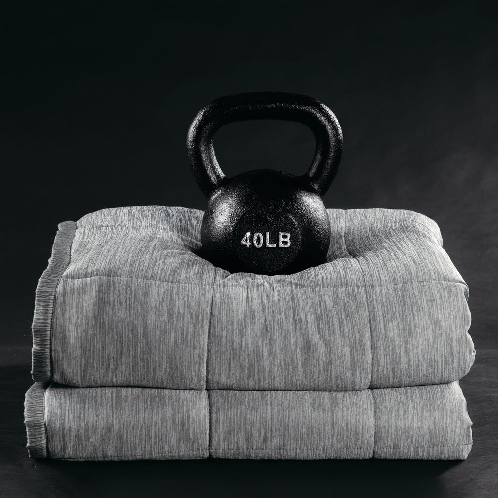 Big Blanket Co XL Weighted Blanket Cooling Frost Grey