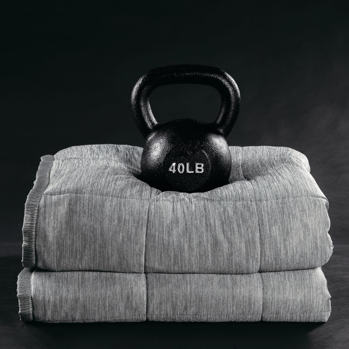 Big Blanket Co XL Weighted Blanket Cooling Frost Grey