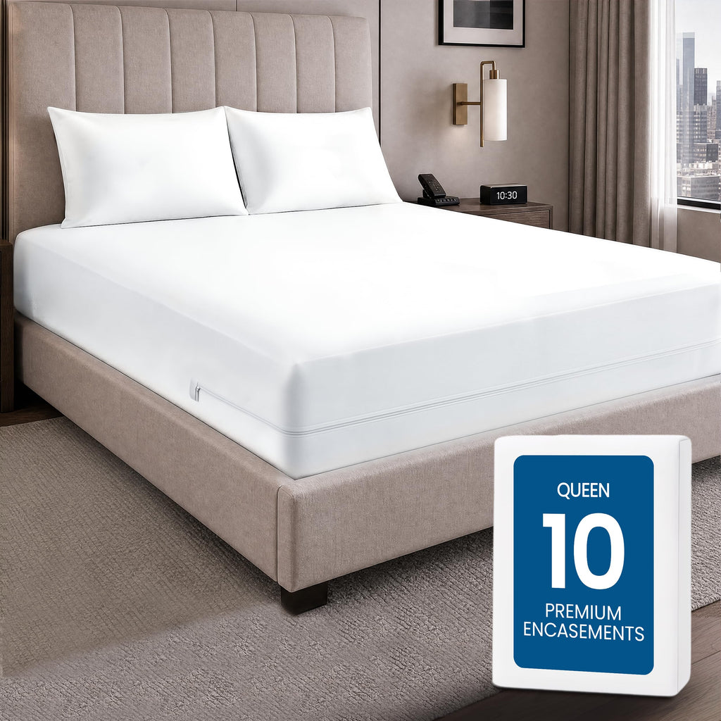 Waterproof 6-Sided Zippered Mattress Encasement