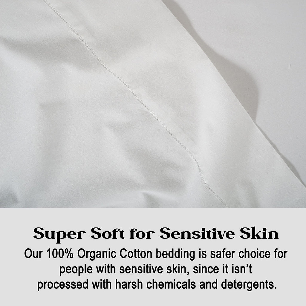 Organic Cotton Cooling Deep Pocket Sheet Set